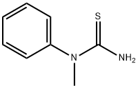 N-メチル-N-フェニルチオ尿素 化学構造式