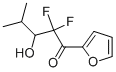 1-Pentanone, 2,2-difluoro-1-(2-furanyl)-3-hydroxy-4-methyl- (9CI) Structure