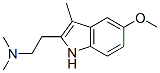 5-Methoxy-N,N,3-trimethyl-1H-indole-2-ethanamine Struktur