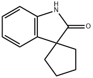 spiro[cyclopentane-1,3'-indolin]-2'-one 化学構造式