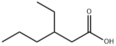 3-乙基己酸,41065-91-2,结构式