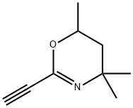 4H-1,3-Oxazine, 2-ethynyl-5,6-dihydro-4,4,6-trimethyl- (9CI),41077-65-0,结构式