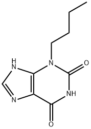 3-Butyl-3,7-dihydro-1H-purine-2,6-dione Structure