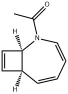 2-Azabicyclo[5.2.0]nona-3,5,8-triene, 2-acetyl-, cis- (9CI) 化学構造式