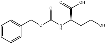 N-[(苯基甲氧基)羰基]-D-高丝氨酸 结构式