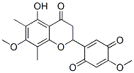 (-)-2-(3,4-Dihydro-5-hydroxy-7-methoxy-6,8-dimethyl-4-oxo-2H-1-benzopyran-2-yl)-5-methoxy-2,5-cyclohexadiene-1,4-dione|