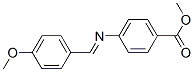 4112-08-7 methyl 4-[[(4-methoxyphenyl)methylene-]amino]benzoate 