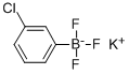 (3-氯苯基)三氟硼酸钾,411206-75-2,结构式