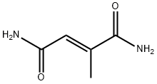 (E)-2-Methyl-2-butenediamide 结构式