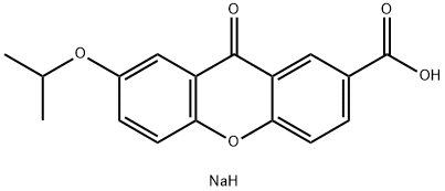キサノキサートナトリウム 化学構造式