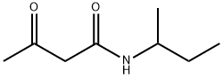 BUTANAMIDE, N-(1-METHYLPROPYL)-3-OXO- Struktur