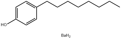 barium bis(p-octylphenolate) Structure