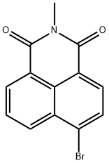 6-bromo-2-methyl-1H-benz[de]isoquinoline-1,3(2H)-dione Struktur