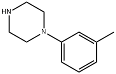1-(m-トリル)ピペラジン 化学構造式