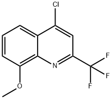 2-三氟甲基-4-氯-8-甲氧基喹啉, 41192-89-6, 结构式