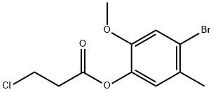 3-클로로프로피온산4-브로모-2-메톡시-5-메틸페닐에스테르