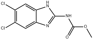 METHYL 5,6-DICHLORO-1H-BENZO[D]IMIDAZOL-2-YLCARBAMATE Structure