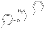 1-BENZYL-2-(3-METHYLPHENOXY)ETHYLAMINE Structure