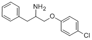 ALPHA-[(4-CHLOROPHENOXY)METHYL]-BENZENEETHANAMINE 结构式