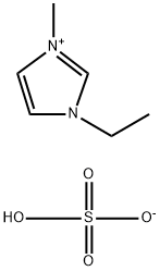1-ETHYL-3-METHYLIMIDAZOLIUM HYDROGENSULFATE Struktur
