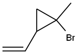 Cyclopropane, 1-bromo-2-ethenyl-1-methyl- (9CI) 结构式