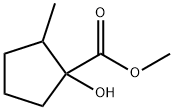 Cyclopentanecarboxylic acid, 1-hydroxy-2-methyl-, methyl ester (9CI) Structure