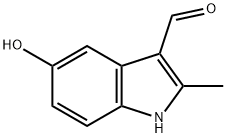 1H-Indole-3-carboxaldehyde,5-hydroxy-2-methyl-(9CI) Structure