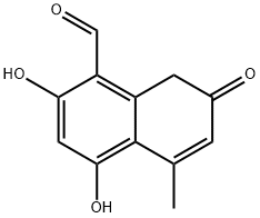 412022-37-8 1-Naphthalenecarboxaldehyde, 7,8-dihydro-2,4-dihydroxy-5-methyl-7-oxo- (9CI)