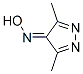 4H-Pyrazol-4-one,3,5-dimethyl-,oxime(9CI) Struktur