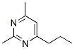 Pyrimidine, 2,4-dimethyl-6-propyl- (9CI) Structure