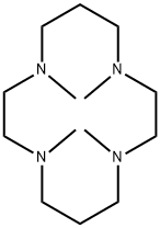 1,4,8,11-TETRAMETHYL-1,4,8,11-TETRAAZACYCLOTETRADECANE Structure