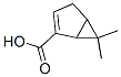 Bicyclo[3.1.0]hex-2-ene-2-carboxylic acid, 6,6-dimethyl- (9CI) Structure