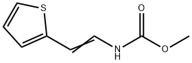 Carbamic  acid,  [2-(2-thienyl)ethenyl]-,  methyl  ester  (9CI) Structure