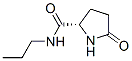 2-Pyrrolidinecarboxamide,5-oxo-N-propyl-,(2S)-(9CI) Struktur