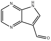 5H-Pyrrolo[2,3-b]pyrazine-7-carboxaldehyde (7CI,8CI,9CI) Structure