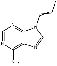 ((E)-9 - (丙-1 - 烯基)-9H-嘌呤-6 - 胺),4121-40-8,结构式