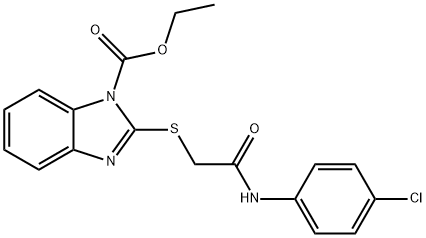 에틸2-[(4-클로로페닐카르바모일)메틸티오]-1H-벤조[D]이미다졸-1-카르복실레이트