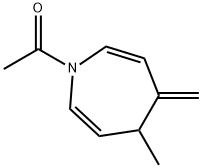 1H-Azepine, 1-acetyl-4,5-dihydro-4-methyl-5-methylene- (9CI) Structure