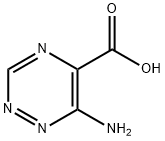 1,2,4-Triazine-5-carboxylicacid,6-amino-(9CI) Structure