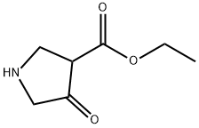 4-OXO-3-PYRROLIDINECARBOXYLIC ACID ETHYL ESTER Structure