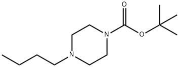 1-Boc-4-丁基哌嗪, 412293-87-9, 结构式
