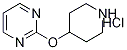 2-(哌啶-4-氧基)嘧啶盐酸盐, 412293-92-6, 结构式