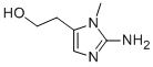 1H-Imidazole-5-ethanol,2-amino-1-methyl-(9CI),412301-16-7,结构式