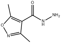 4-Isoxazolecarboxylicacid,3,5-dimethyl-,hydrazide(9CI) Struktur