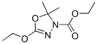 1,3,4-Oxadiazole-3(2H)-carboxylicacid,5-ethoxy-2,2-dimethyl-,ethylester(9CI) 化学構造式