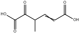 4-Methyl-5-oxohex-2-enedioic acid Struktur