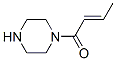 Piperazine, 1-[(2E)-1-oxo-2-butenyl]- (9CI)|1-(哌嗪-1-基)丁-2-烯-1-酮