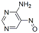4-Pyrimidinamine, 5-nitroso- (9CI),412341-12-9,结构式