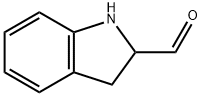 1H-Indole-2-carboxaldehyde, 2,3-dihydro- (9CI) 化学構造式