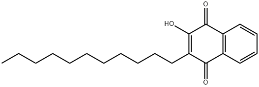 2-hydroxy-3-undecyl-1,4-naphthoquinone,41245-59-4,结构式